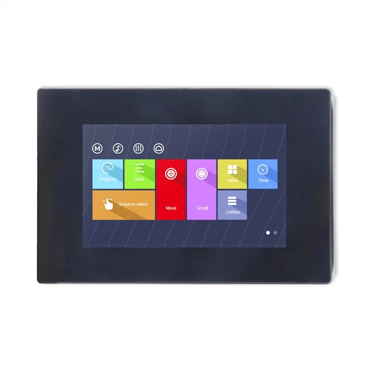 800×480 LCD дисплей модул със сензорен екран, драйверна платка, RTC